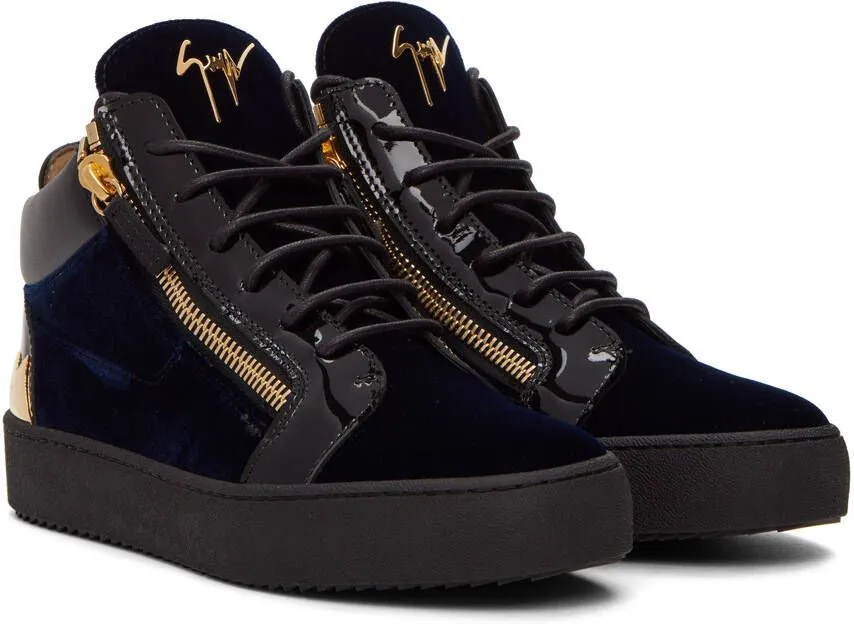 Giuseppe Zanotti Navy Veronica Sneakers