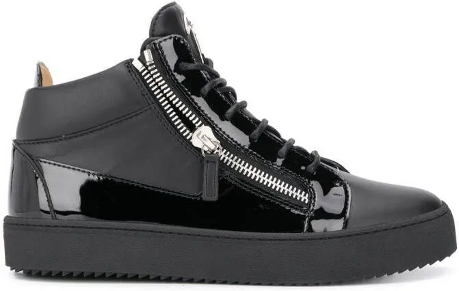 Giuseppe Zanotti side-zip high-top sneakers Black