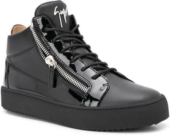 Giuseppe Zanotti side-zip high-top sneakers Black