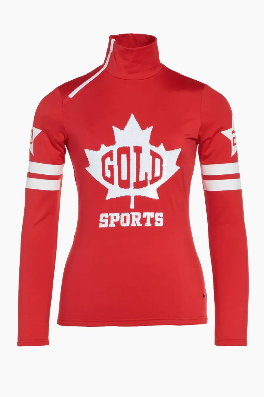 Goldbergh Maple Leaf Ski Pully Flame