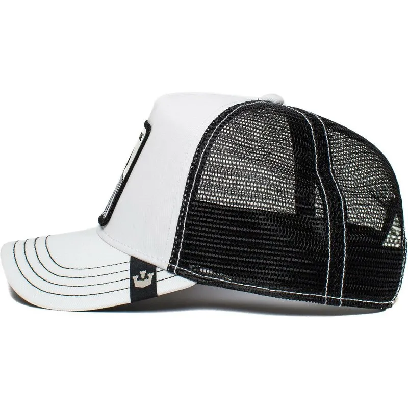 Goorin Bros Zebra Exxxtreme White Trucker Hat