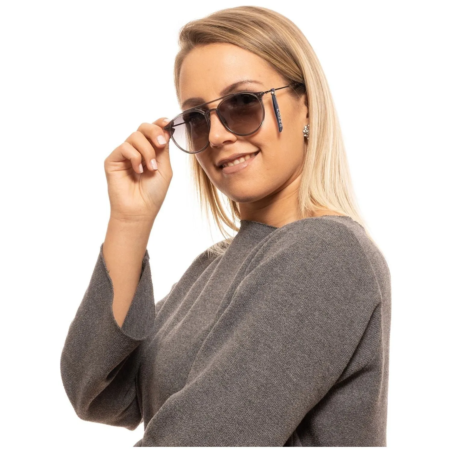 Gray Unisex Sunglasses