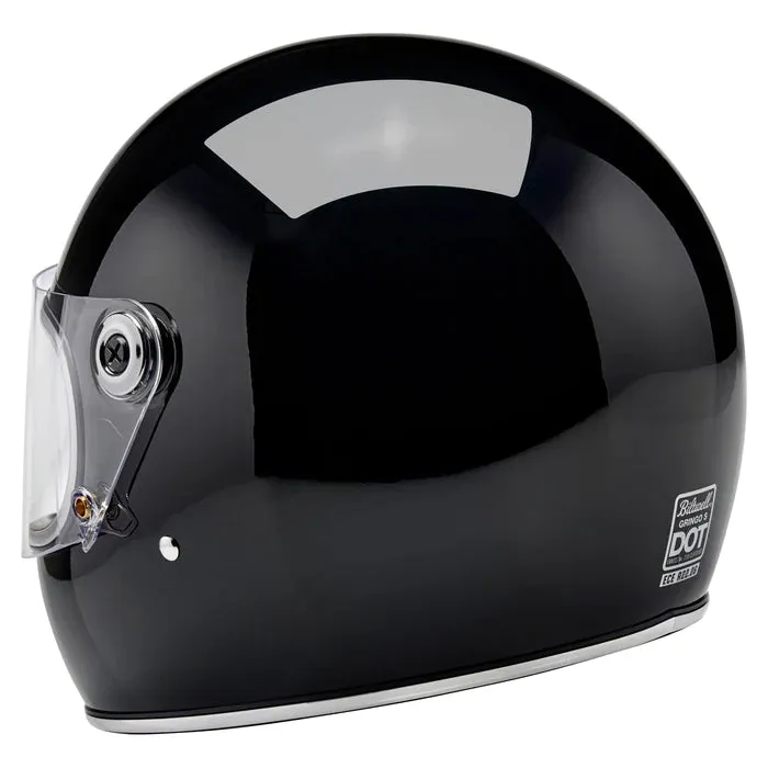 GRINGO S ECE R22.06 HELMET - GLOSS BLACK