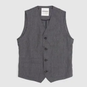 Hansen Dark Linen Vest