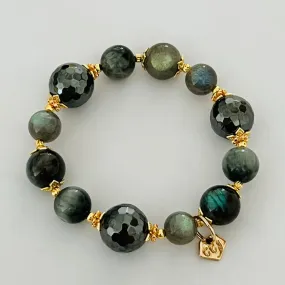 Hematite Courage Bracelet