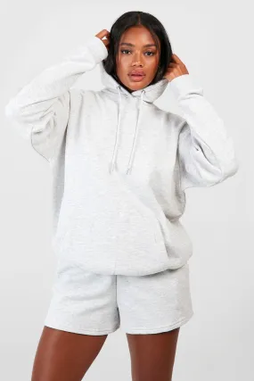 Hooded Short Tracksuit With Reel Cotton