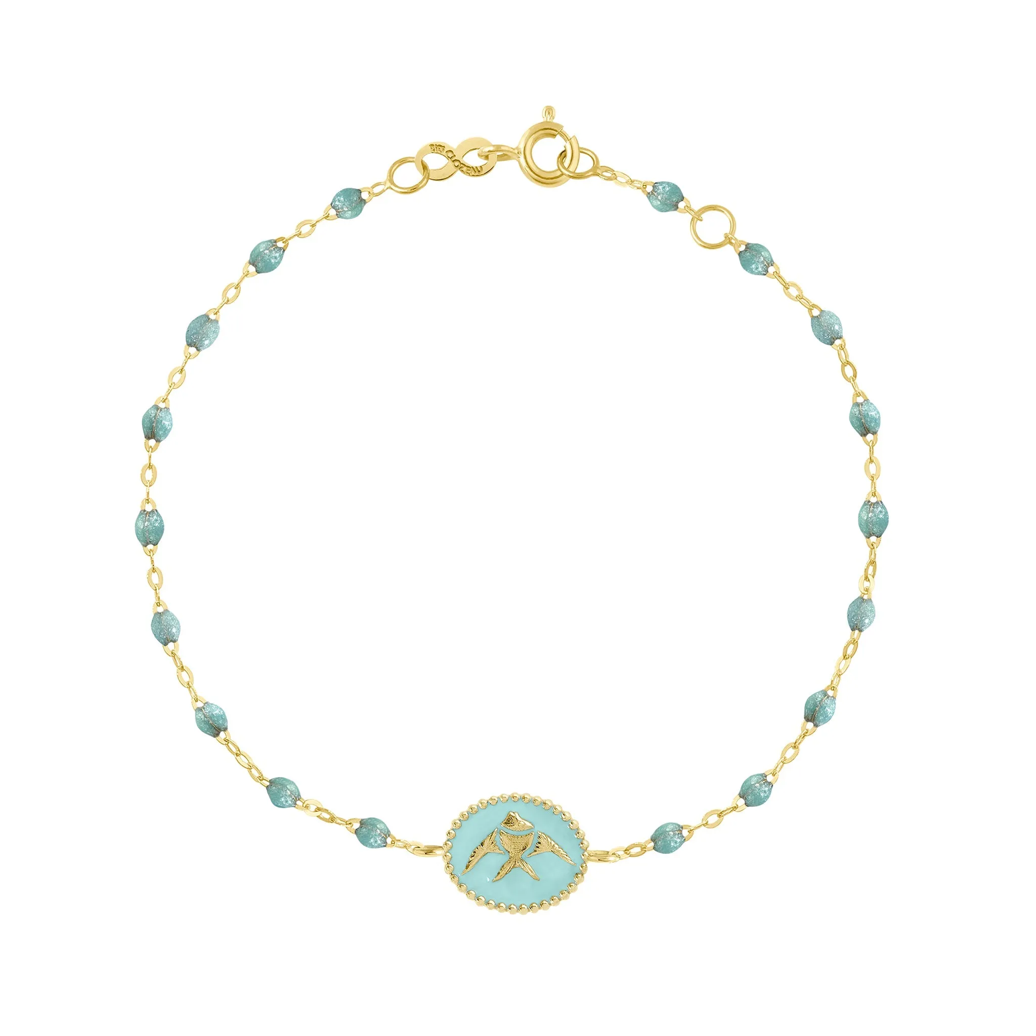 Iceberg Angelfish Bracelet, Yellow Gold, 6.7