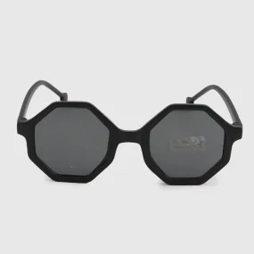 Illytrilly Exagon Black Sunglasses