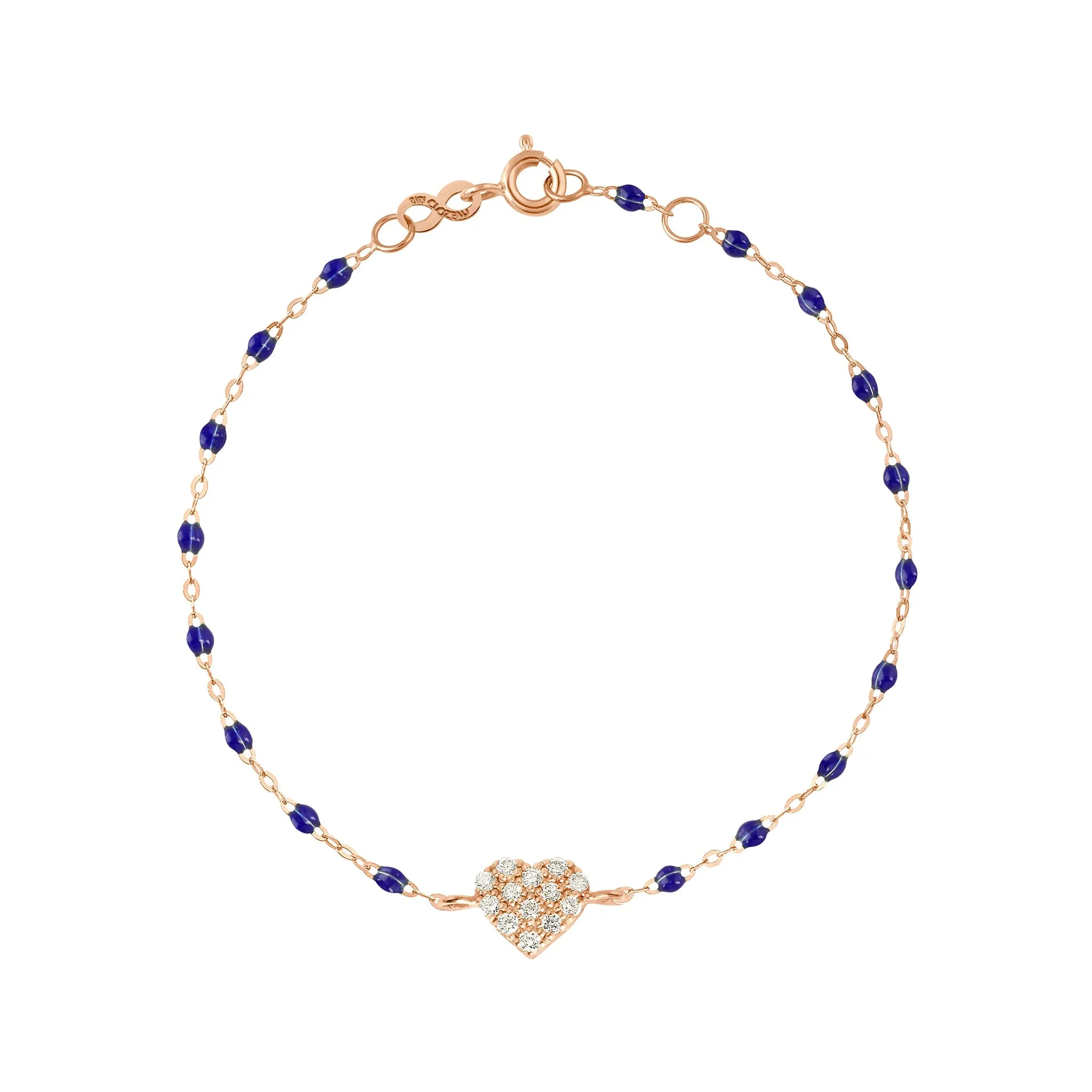 In Love Diamond Bracelet, Lapis, Rose Gold, 6.7