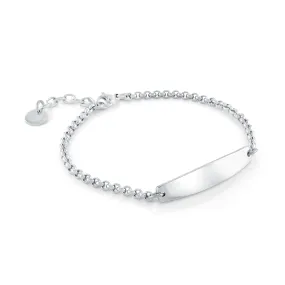 Italgem Steel 3MM Belcher ID Bracelet