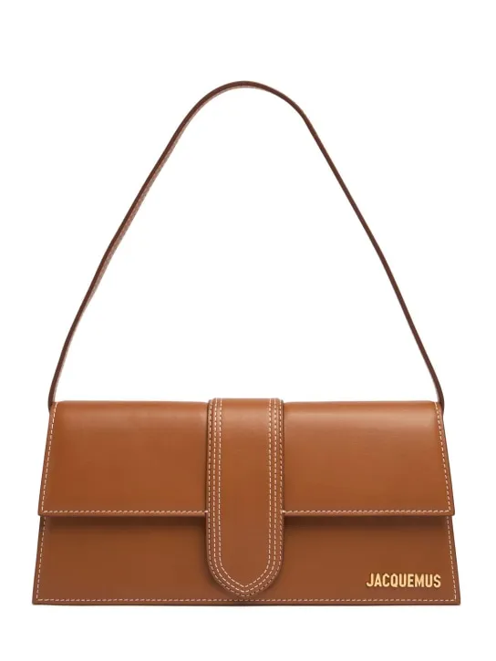 Jacquemus   Le Bambino Long leather shoulder bag 