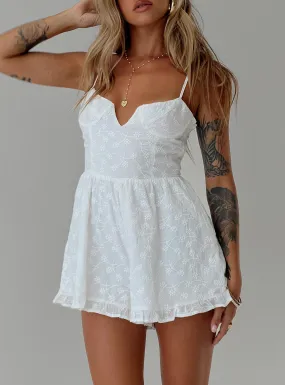 Jaziel Romper White