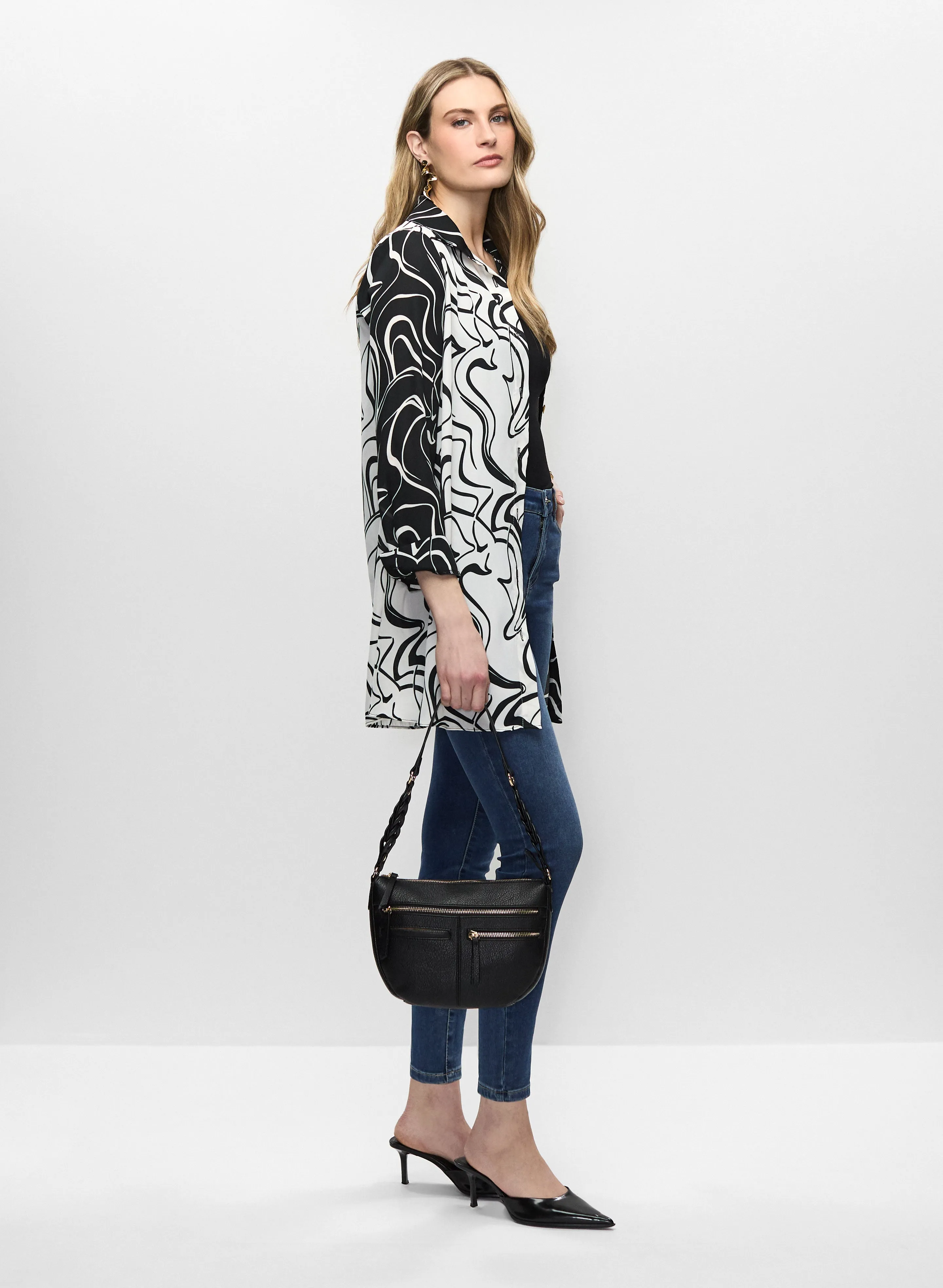 Joseph Ribkoff - Mixed Print Tunic