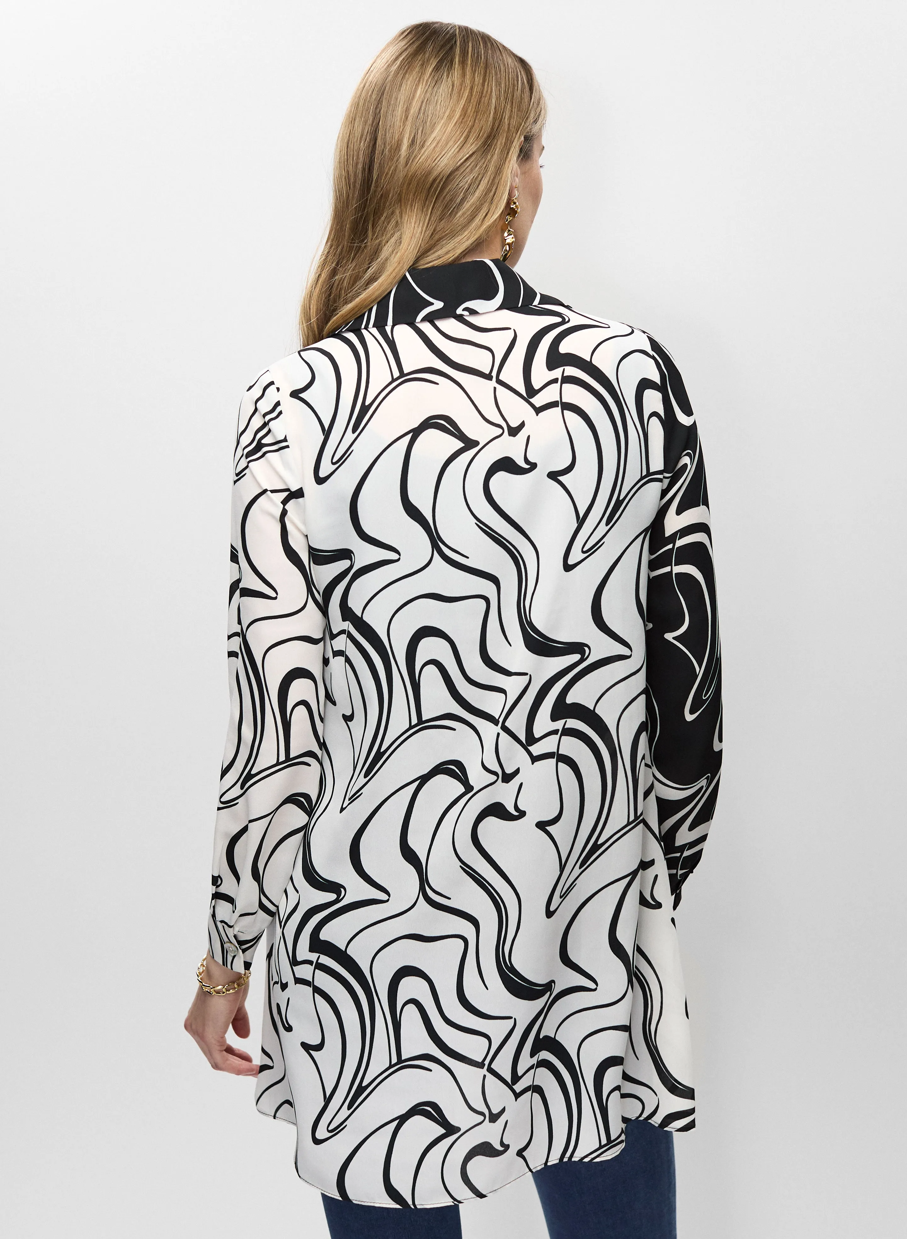 Joseph Ribkoff - Mixed Print Tunic