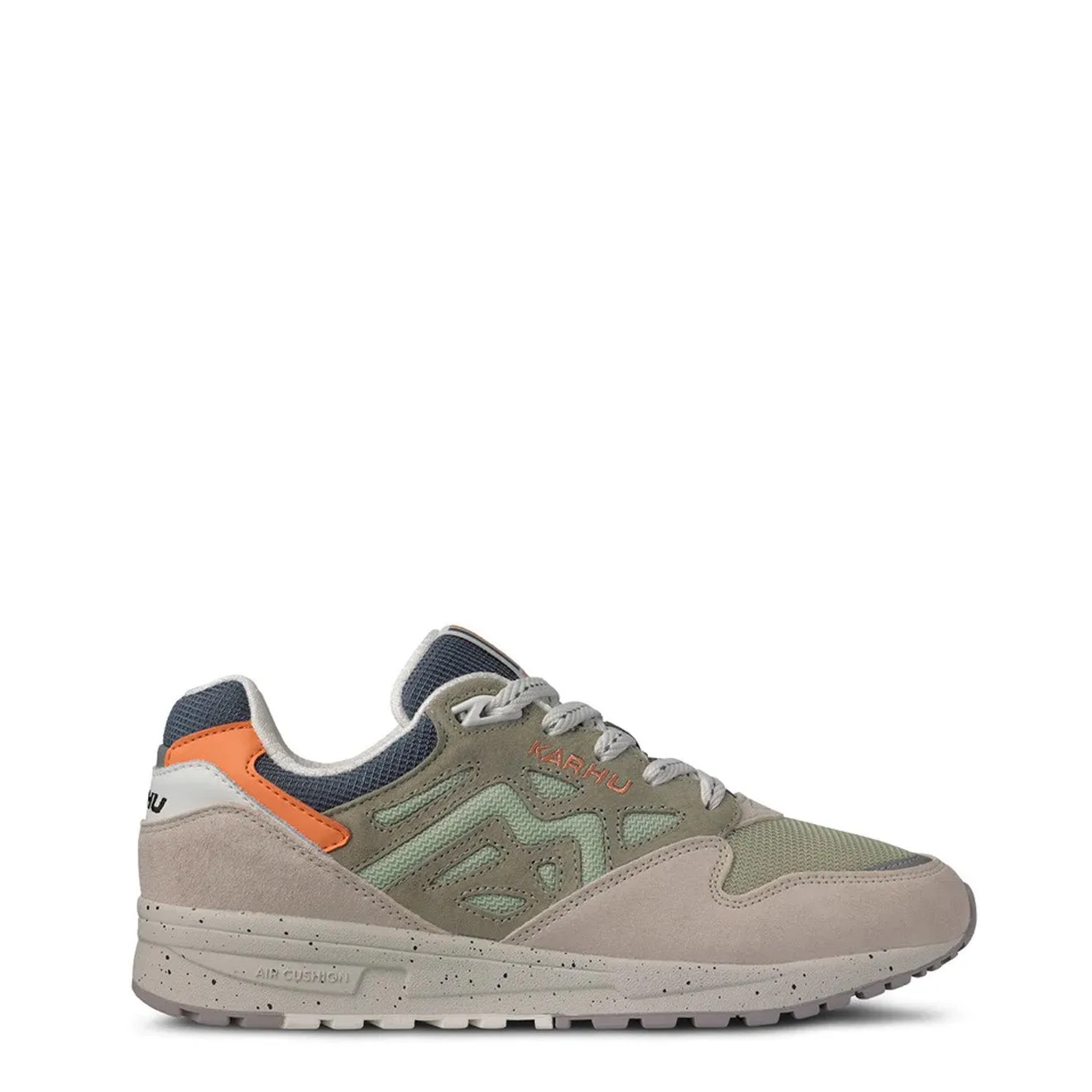 Karhu Womens Legacy 96 Trainers Rainy Day / Celadon Green