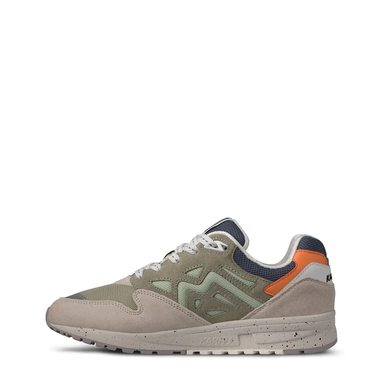 Karhu Womens Legacy 96 Trainers Rainy Day / Celadon Green