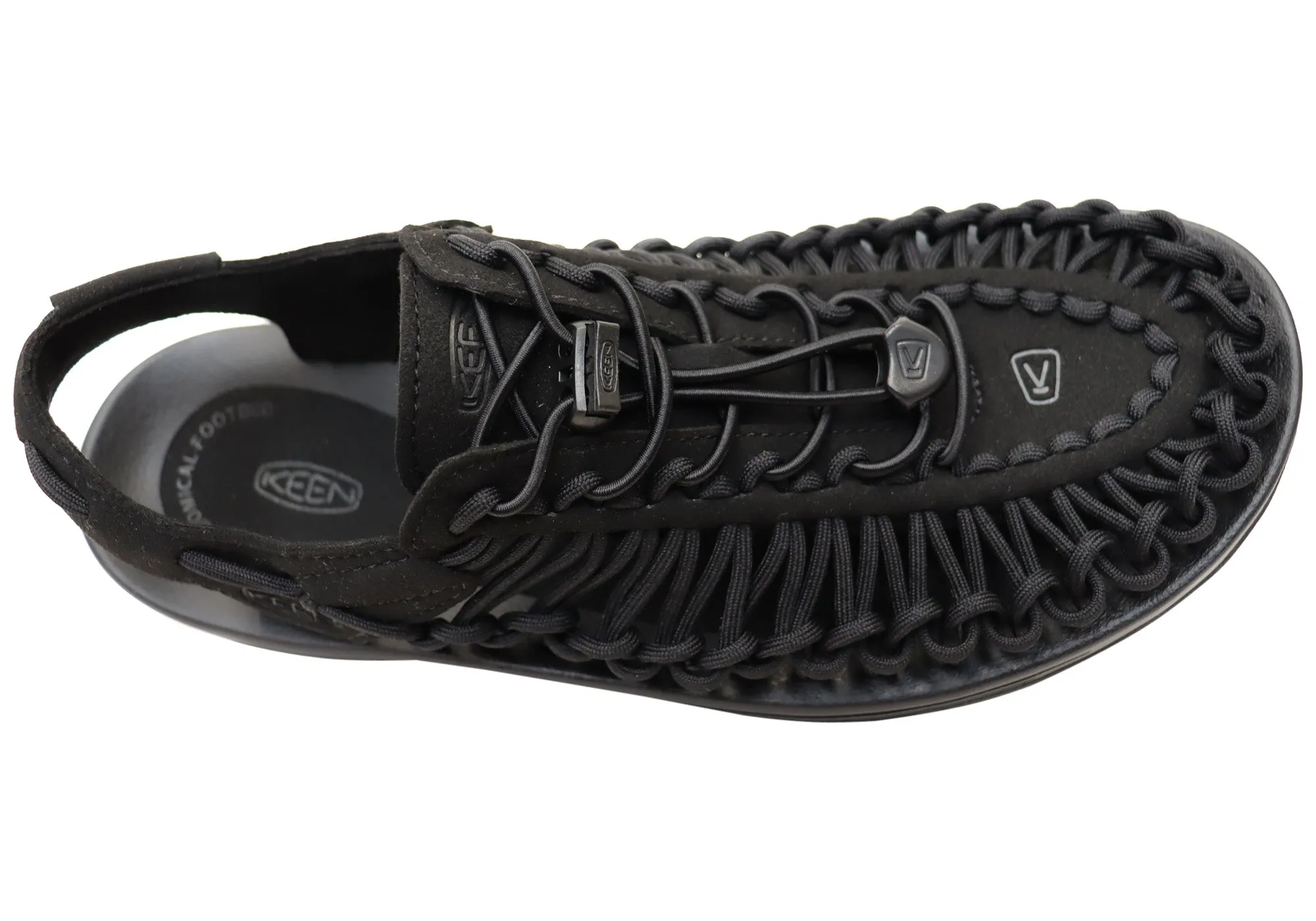 Keen Mens Uneek Comfortable Black Sandals