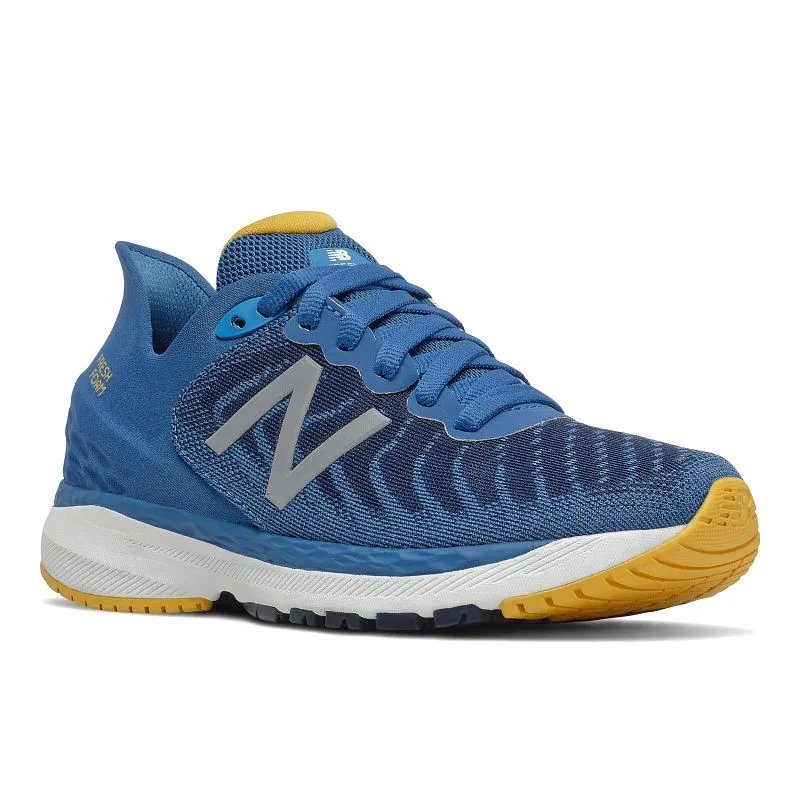 Kids’ New Balance Fresh Foam 860v11 Sizes 3.5-7 – Blue/Gold