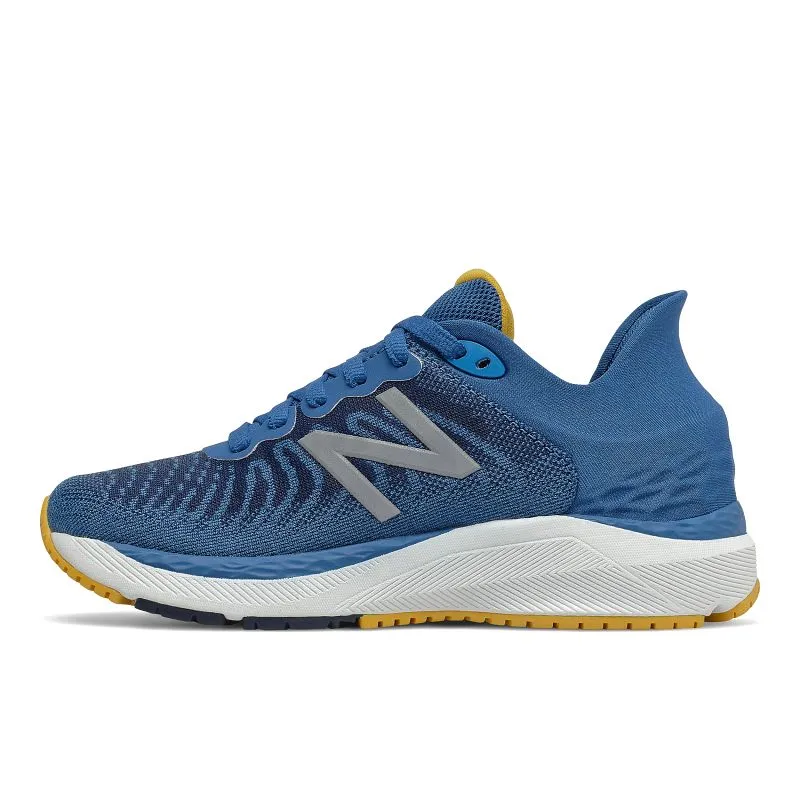 Kids’ New Balance Fresh Foam 860v11 Sizes 3.5-7 – Blue/Gold