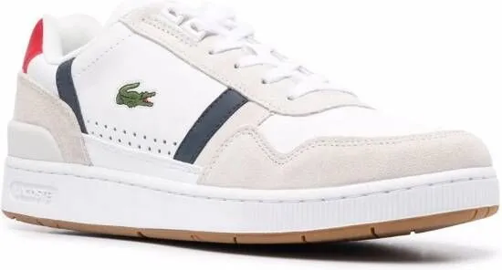 Lacoste T-clip colour-block trainers White