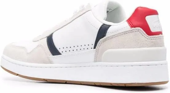 Lacoste T-clip colour-block trainers White