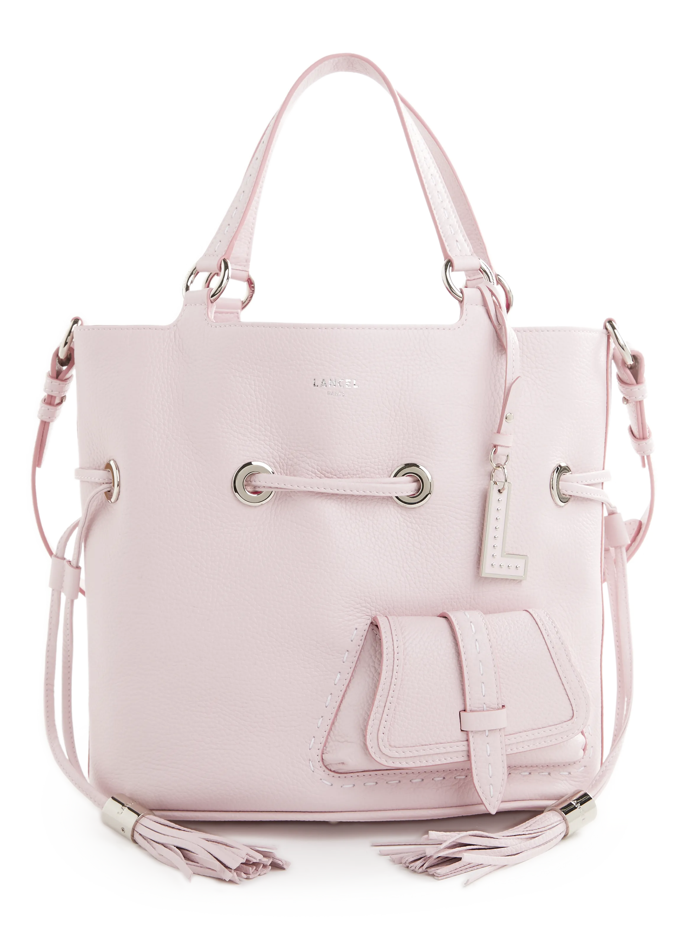 LANCEL  Premier Flirt leather bucket bag - Pink