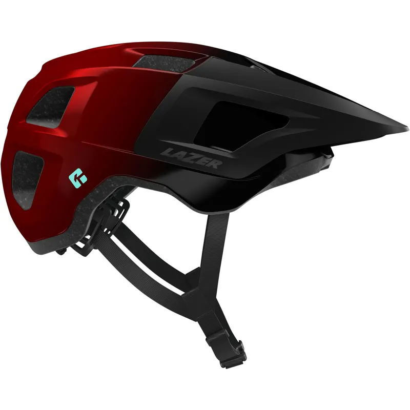 Lazer Finch KinetiCore Youth Helmet in Red