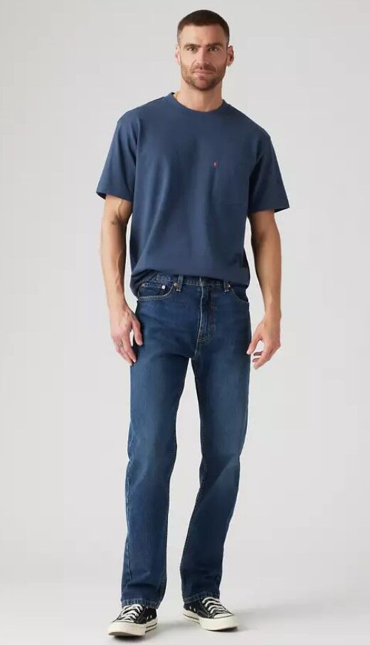 Levi's Men's 505 Regular Fit Jeans in Flying Bird