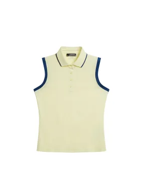 Lila Sleeveless Top / Wax Yellow