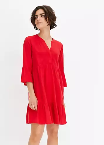 Linen Tunic Dress by bonprix | Look Again