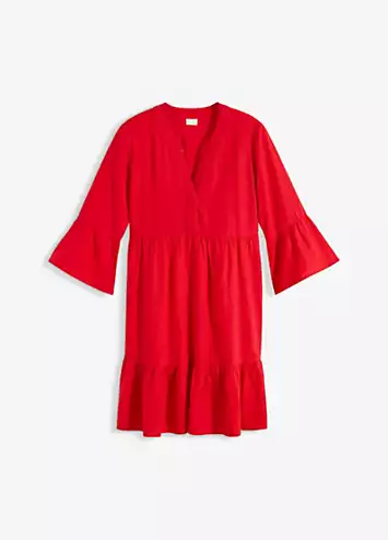 Linen Tunic Dress by bonprix | Look Again