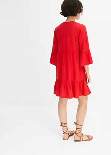 Linen Tunic Dress by bonprix | Look Again