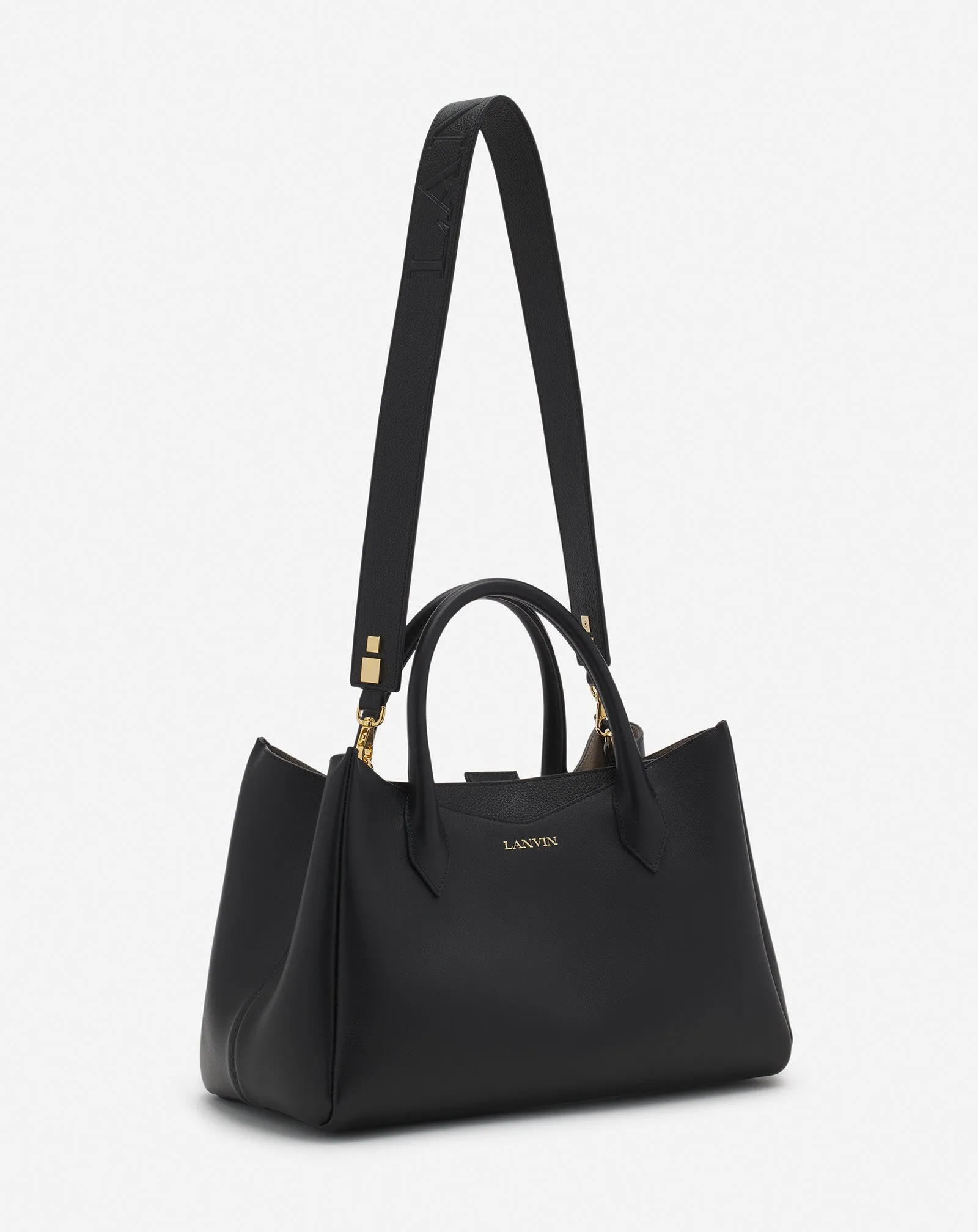 L'OCTAVE BY LANVIN LEATHER DAY BAG