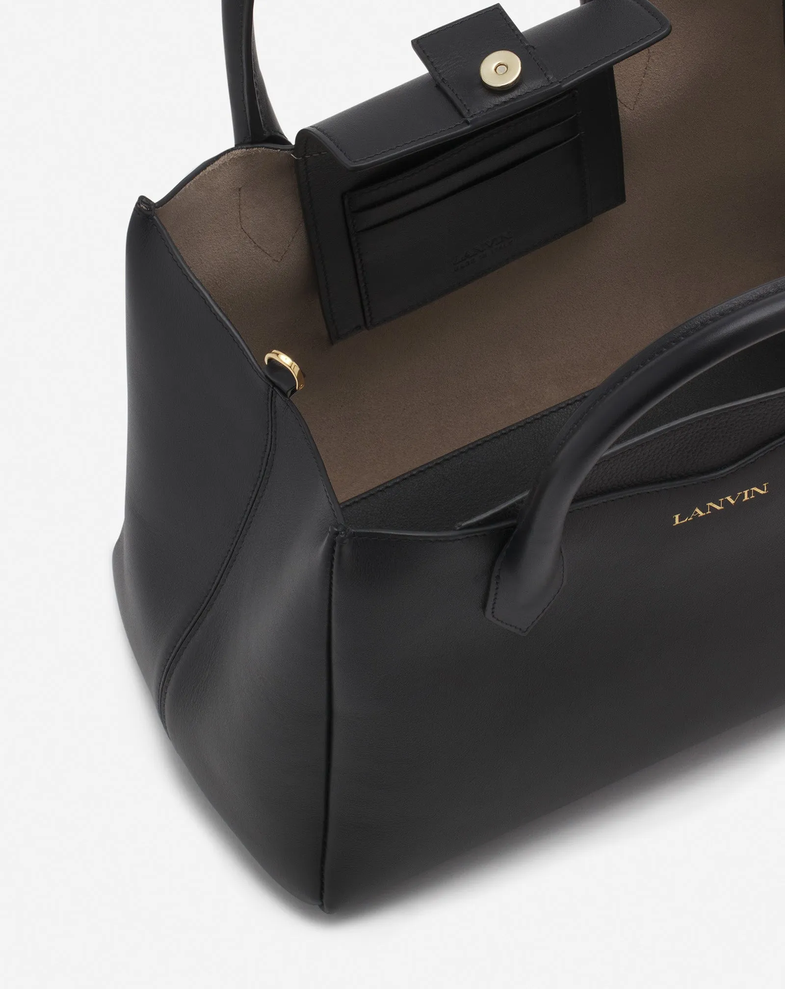 L'OCTAVE BY LANVIN LEATHER DAY BAG