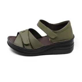 Lotti Moss Green Real Support Sandals