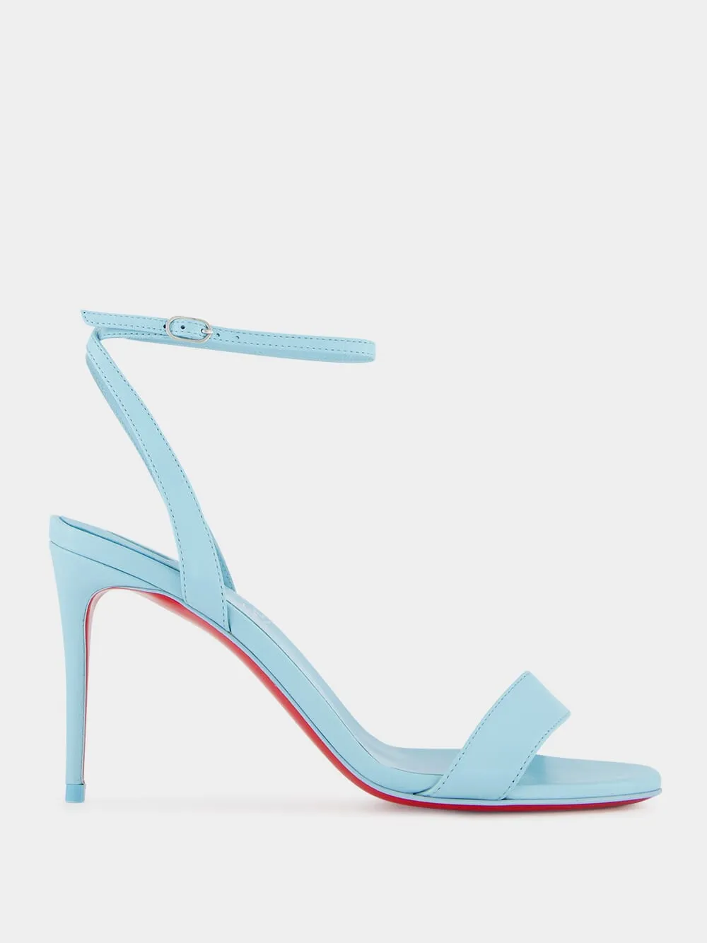 Loubigirl 85mm Blue Nappa Sandals