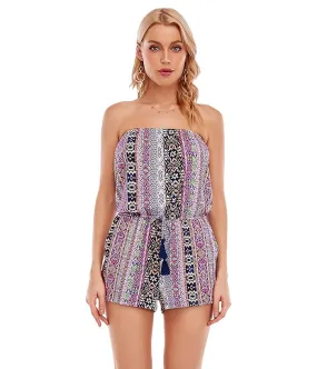 Lucky Brand Boho Chic Romper Cover-Up Women's