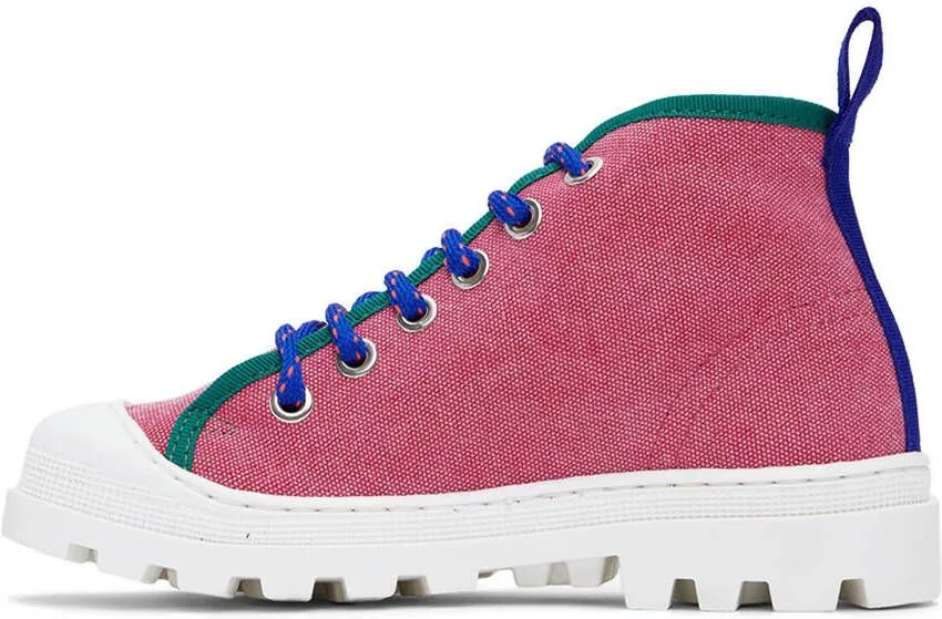 Maison Mangostan Kids Pink Gungo Sneakers