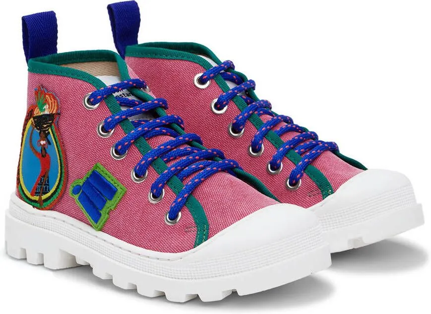 Maison Mangostan Kids Pink Gungo Sneakers