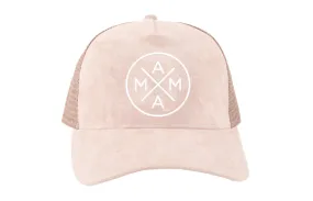 Mama X Trucker Hat - Light Suede