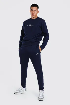 Man Signature Sweatshirt Tracksuit