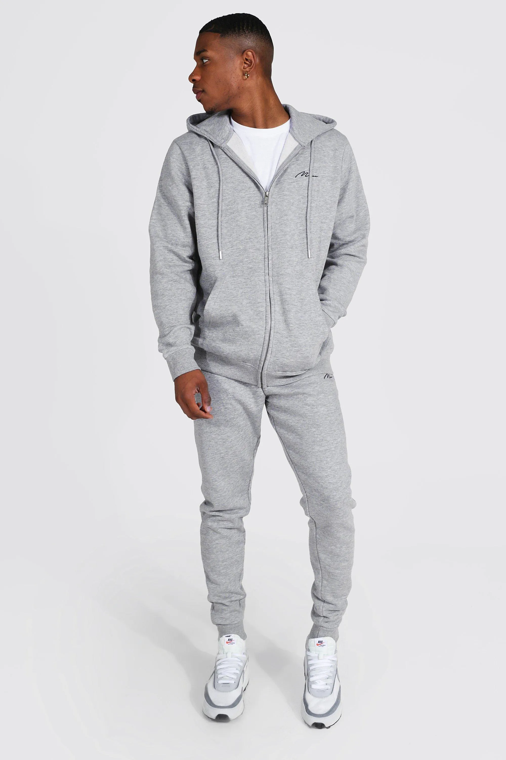 Man Signature Zip Through Tracksuit