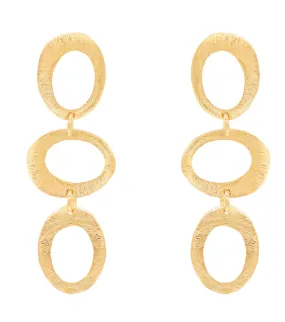 MARCIA MORAN SATURN POST DROP EARRINGS