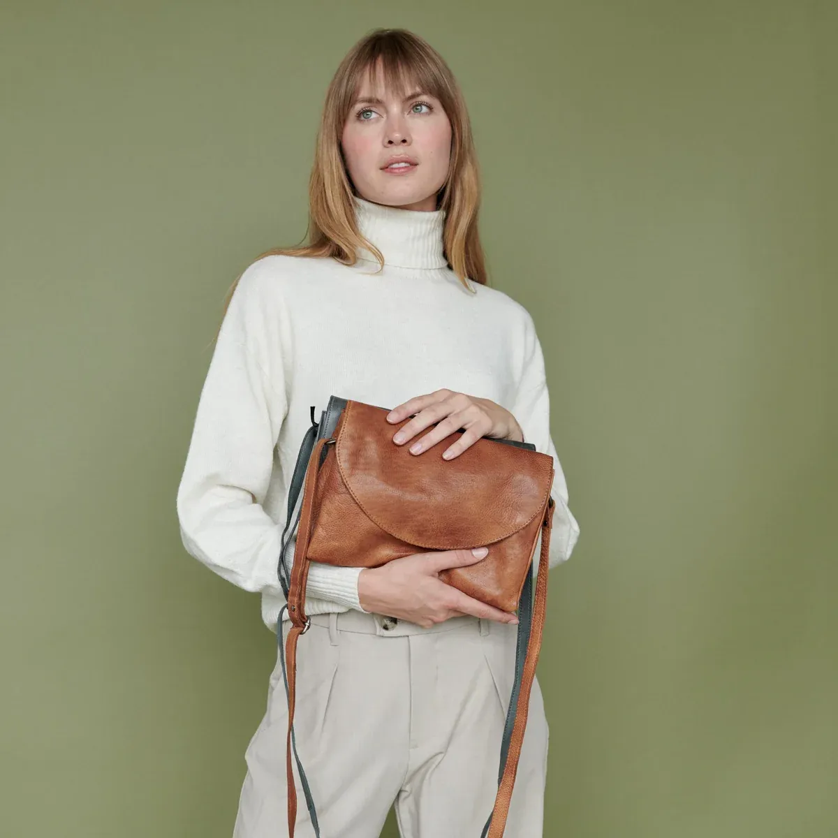 Marcus Leather Crossbody Bag