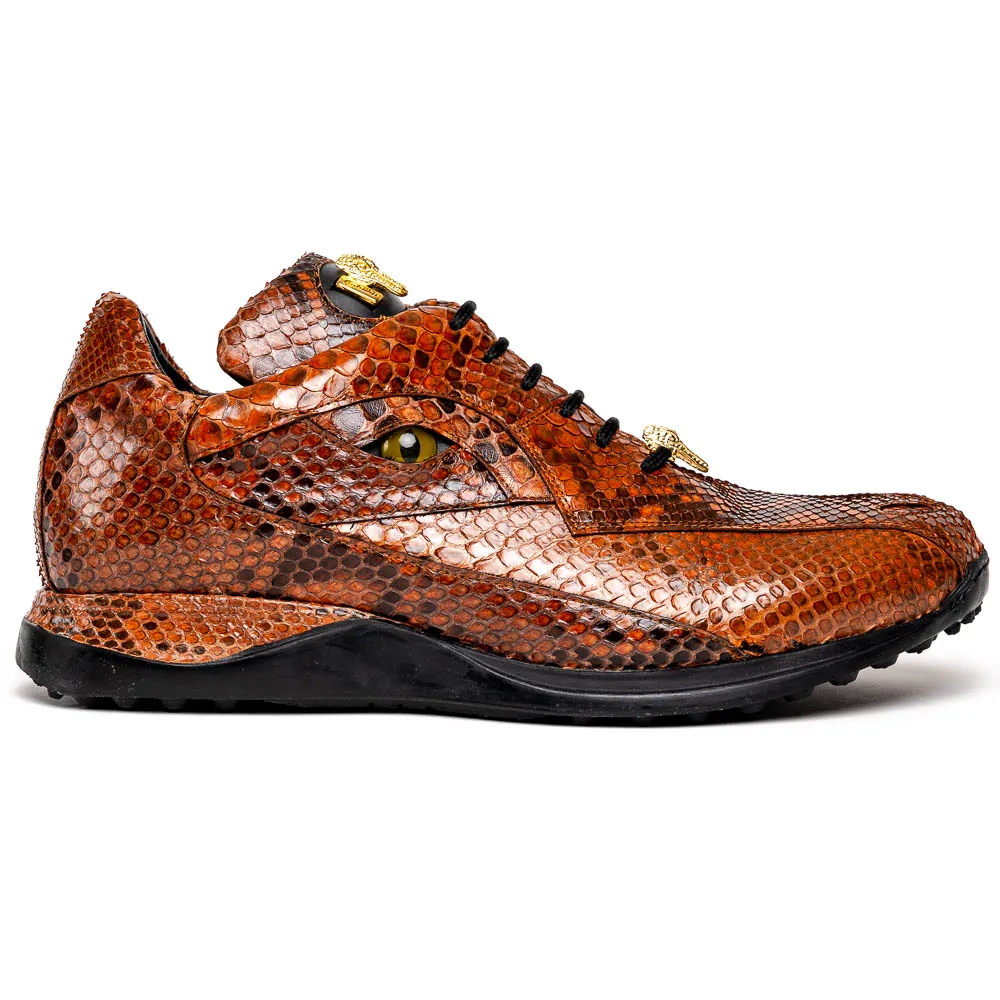 Mauri Snake Eyes 8596 Python Sneakers Black / Gold