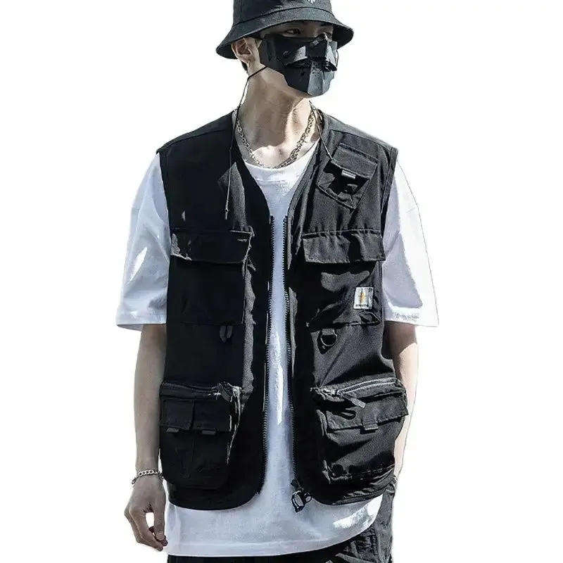 Mens Cargo Vest With Pockets