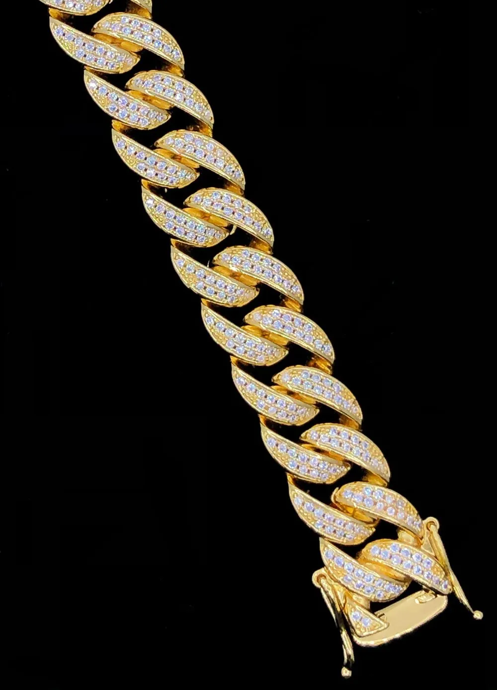 Miami Cuban 13MM CZ Iced Out Hip Hop Bracelet