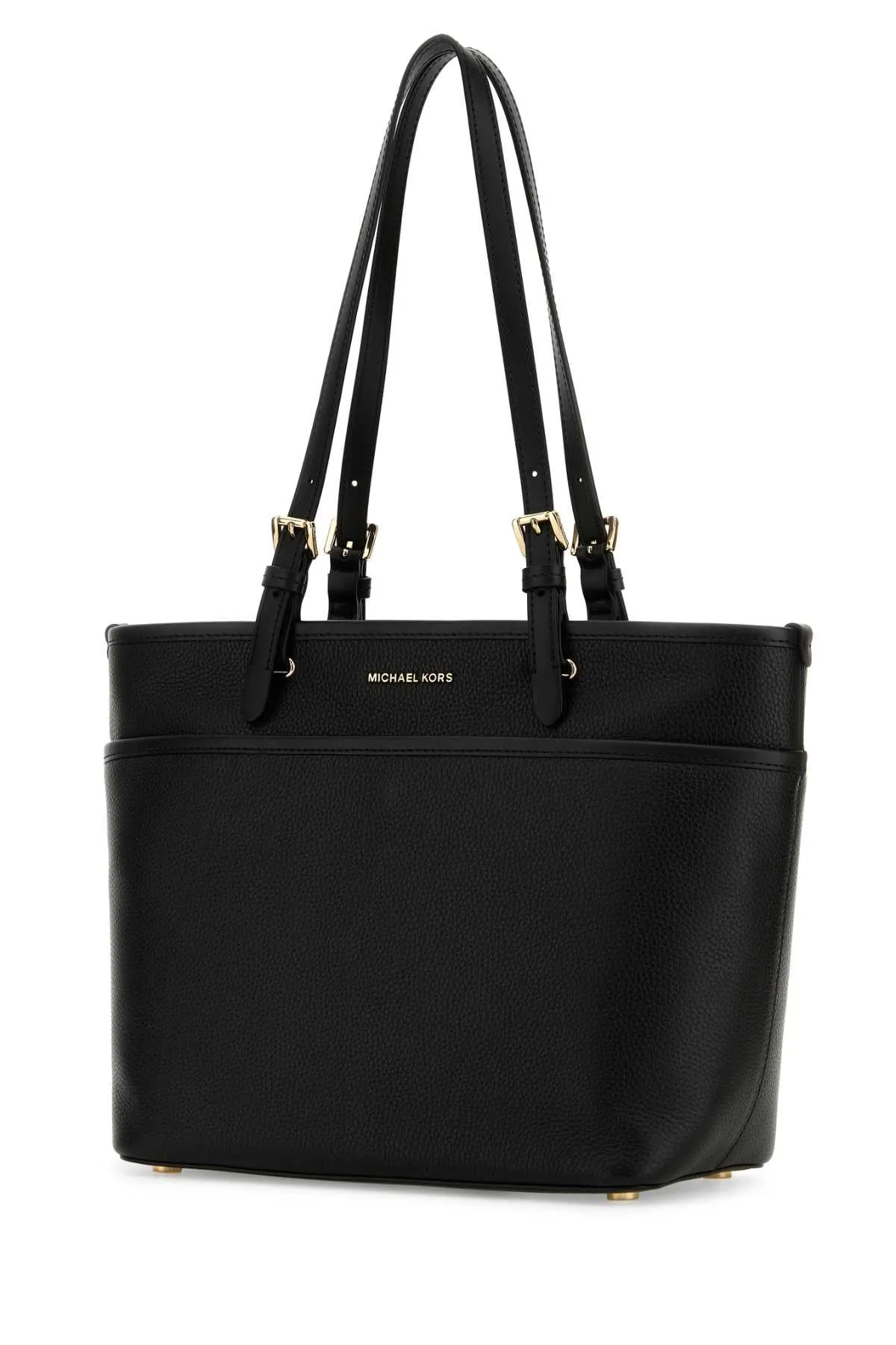 Michael By Michael Kors Black Leather Winston Shopping Bag