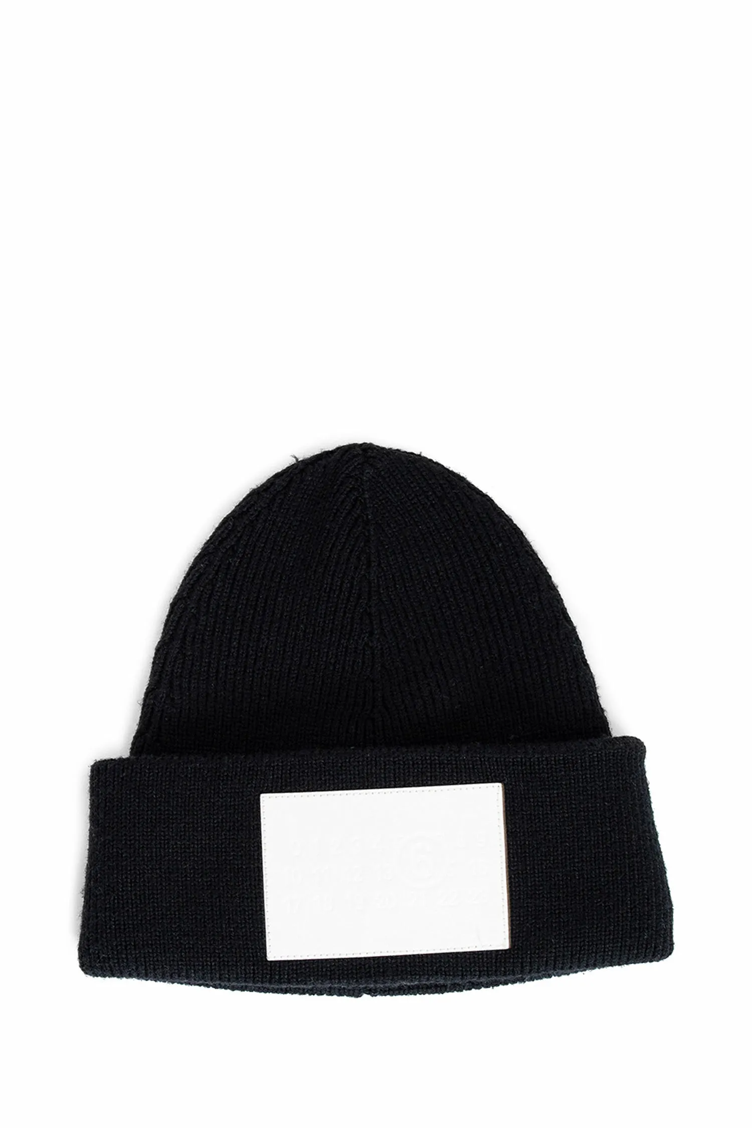 mm6 maison margiela numeric signature beanie