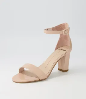 MOLLINI Gessie Nude Patent Leather Sandals